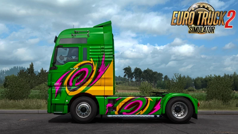 Super Stripes Paint Jobs Pack DLC for ETS2