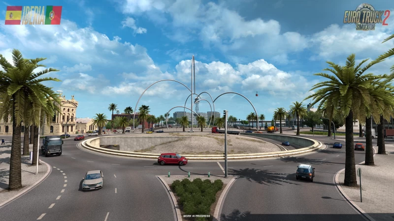 Iberia DLC: Barcelona city presented for ETS2