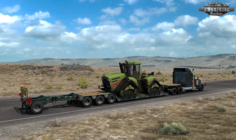 Lowboy Trailers soon in ATS Update 1.39