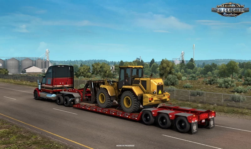 Lowboy Trailers soon in ATS Update 1.39