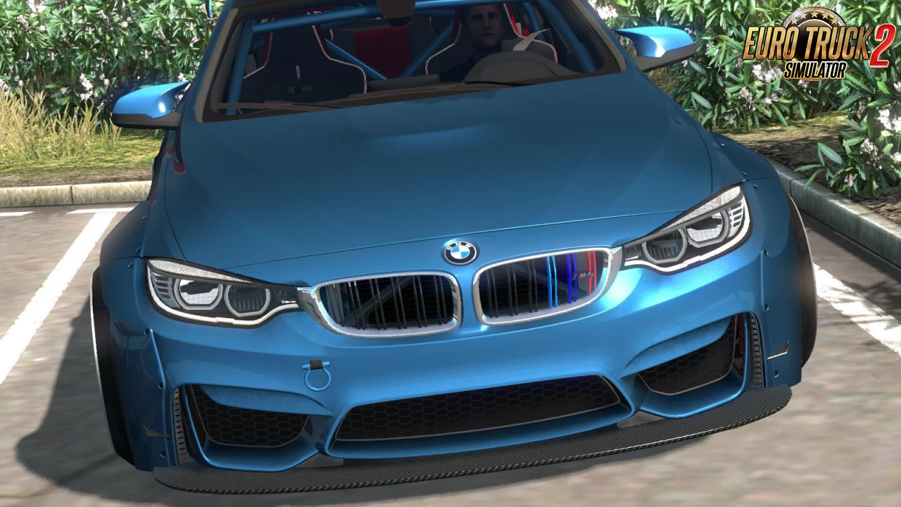 BMW M4 F82 + Interior v4.1 (1.38.x) for ETS2
