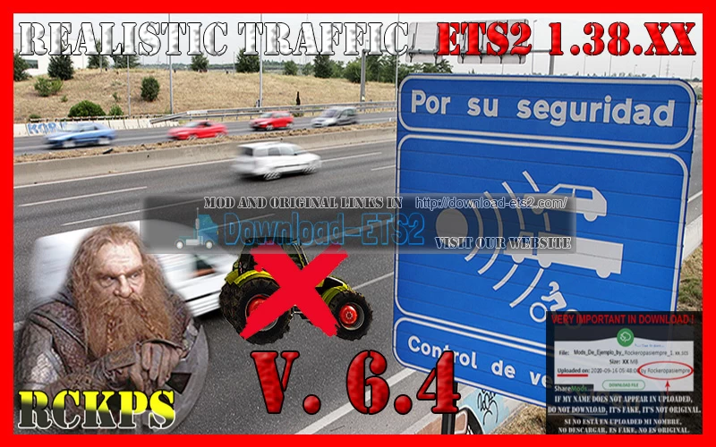 Realistic Traffic v6.6 by Rockeropasiempre (1.39.x)