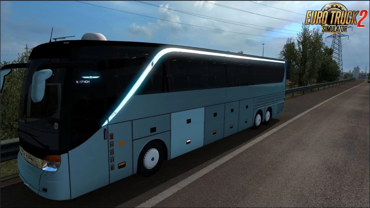 Bus Setra 417 HDH + Interior v1.0 (1.38.x) for ETS2
