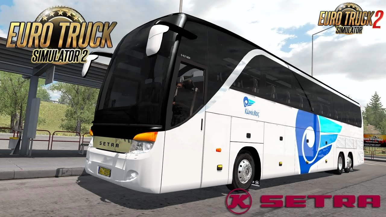 Bus Setra 417 HDH + Interior v1.0 (1.38.x) for ETS2