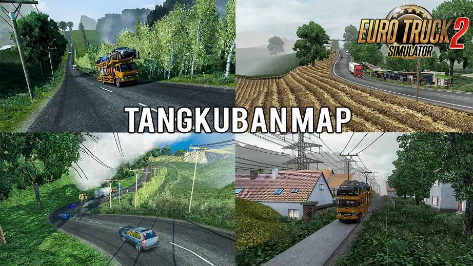 Tangkuban Perahu Map v1.0 (1.38.x) for ETS2