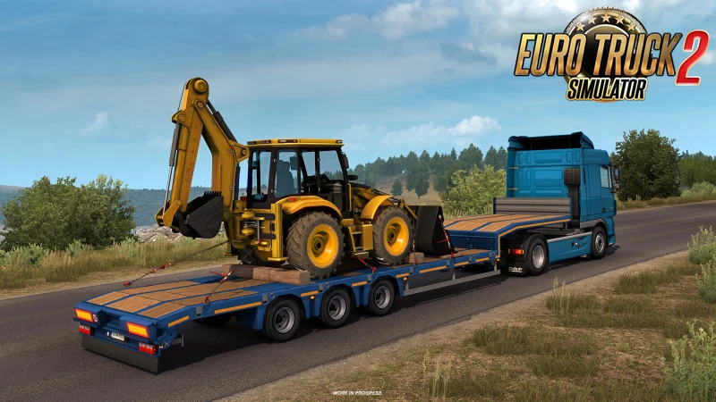 Low-bed & Low-loader Trailers in ETS2 Update 1.39