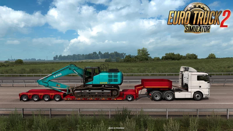 Low-bed & Low-loader Trailers in ETS2 Update 1.39
