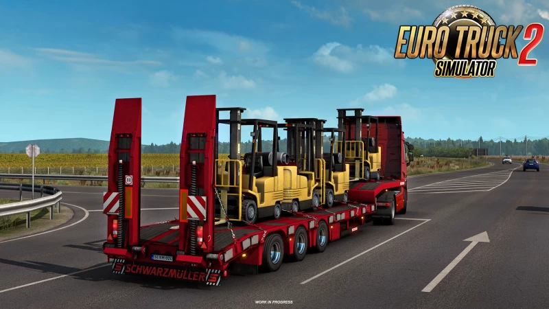 Low-bed & Low-loader Trailers in ETS2 Update 1.39