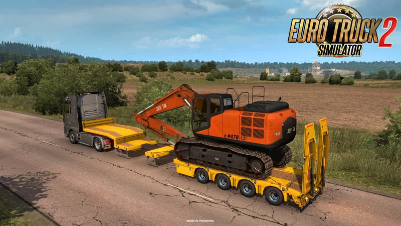 Low-bed & Low-loader Trailers in ETS2 Update 1.39