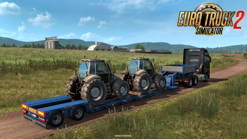 Low-bed & Low-loader Trailers in ETS2 Update 1.39