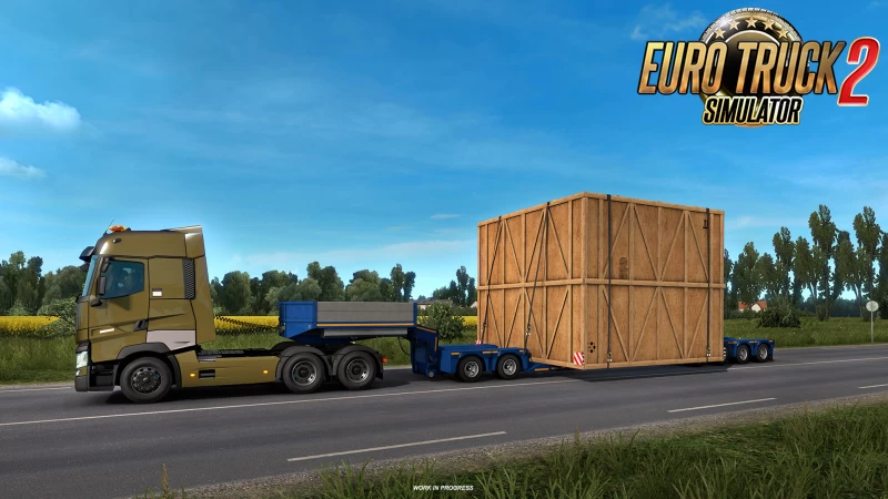 Low-bed & Low-loader Trailers in ETS2 Update 1.39