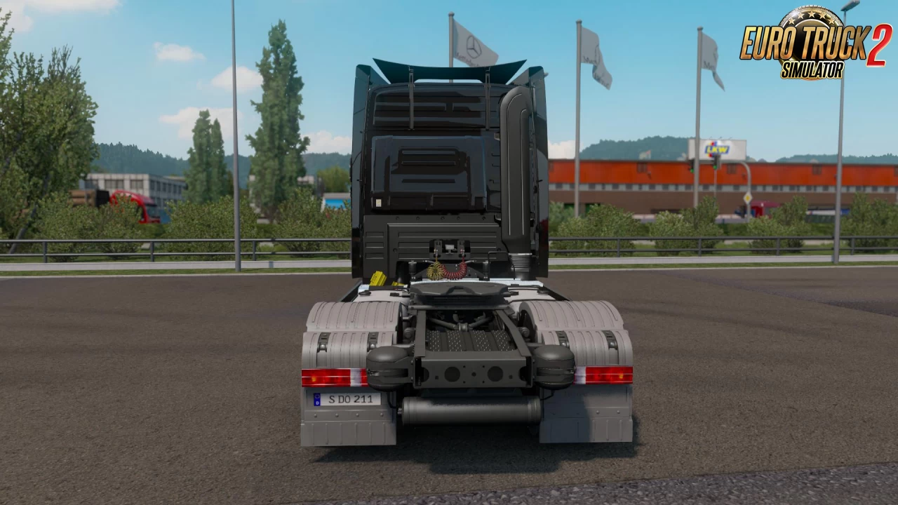 Mercedes-Benz Actros MP2 Black Edition v1.3 by Dotec (1.40.x)
