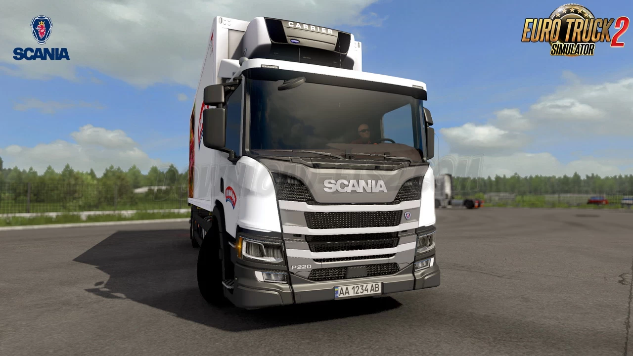 Scania P220 DayCab + Interior v1.3 (1.48.5.x) for ETS2
