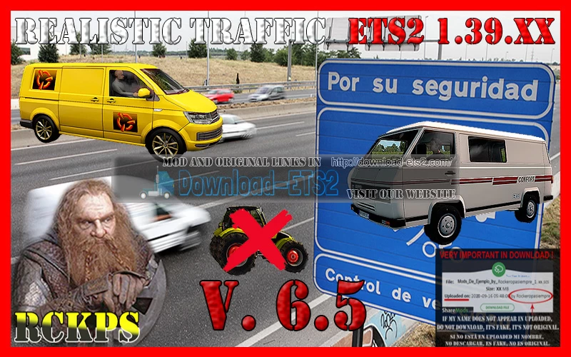 Realistic Traffic v6.6 by Rockeropasiempre (1.39.x)