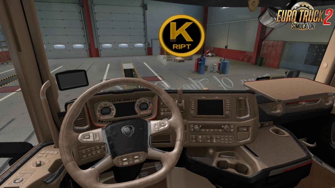 Scania Lux Interior v1.2 by kRipt (1.39.x) for ETS2