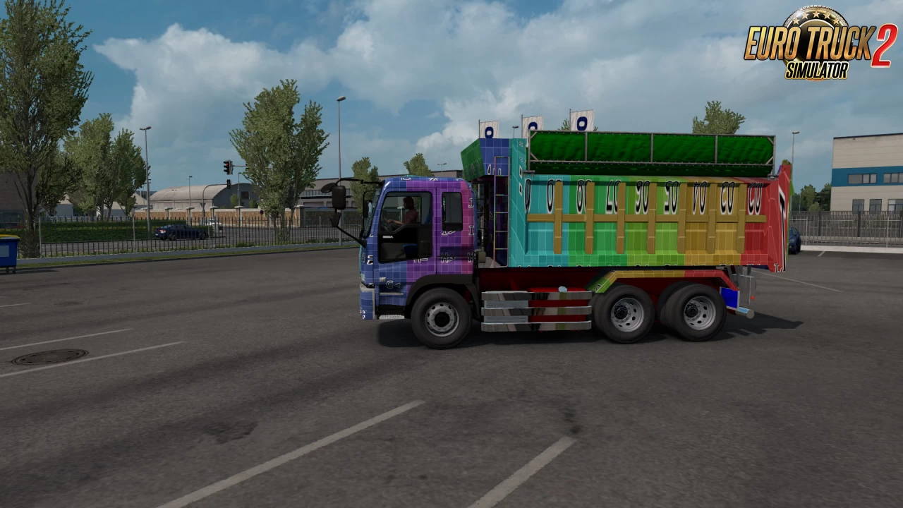 Isuzu New Giga Truck + Interior v1.0 (1.39.x) for ETS2