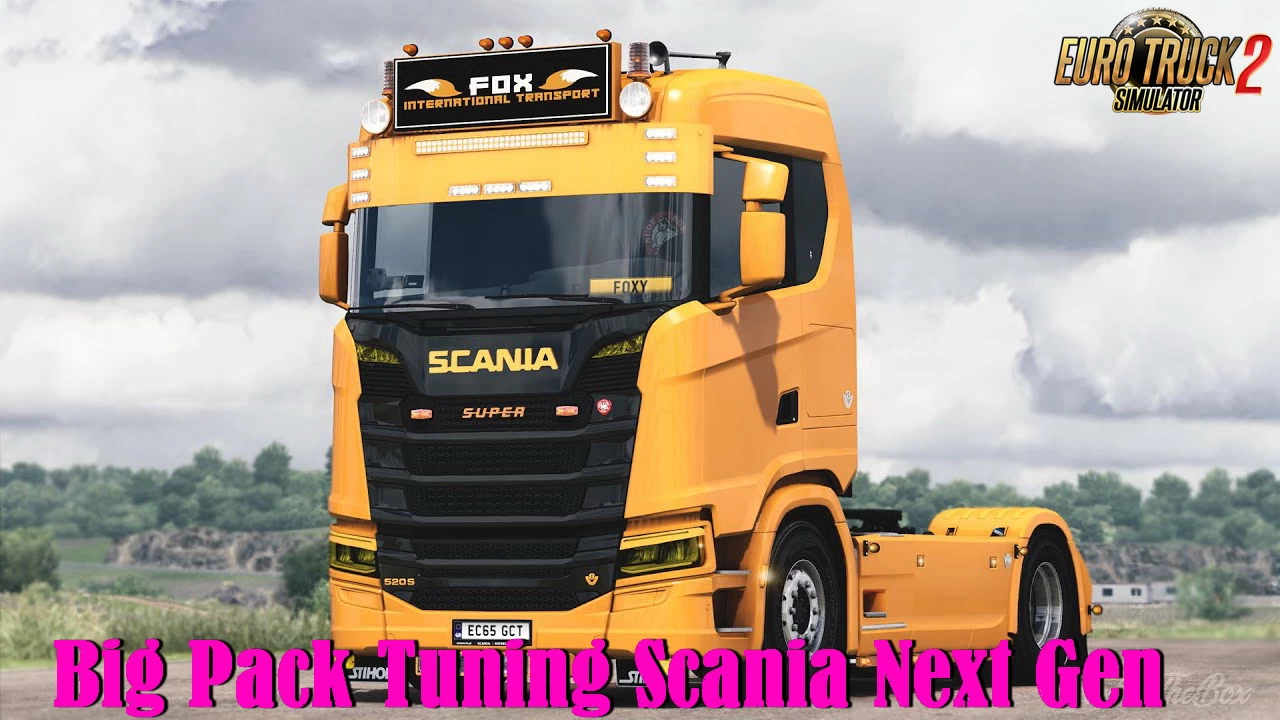 Big Pack Tuning Scania Next Gen v1.7 (1.39.x) for ETS2