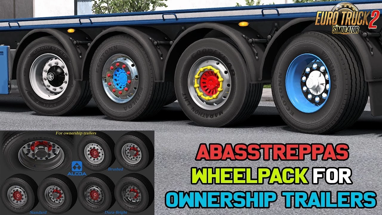 Abasstreppas Wheelpack for Ownership Trailers v1.3 (1.50.x)