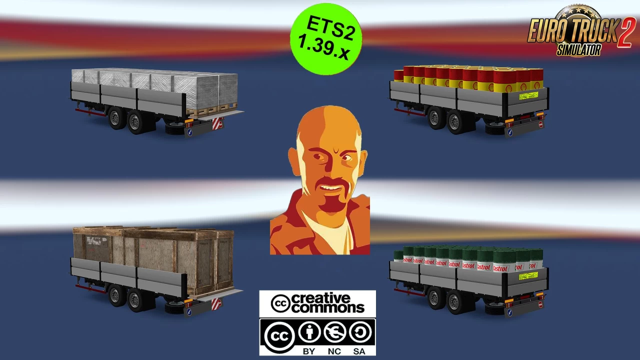 BDF Trailers for Scania MegaMod v1.0 (1.39.x) for ETS2