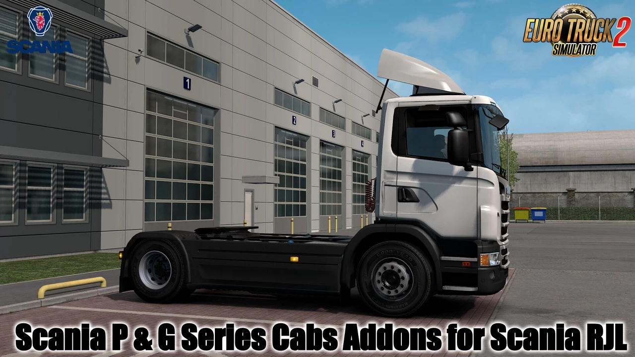 Scania P & G Series Cabs Addons for Scania RJL v1.4 (1.39.x)