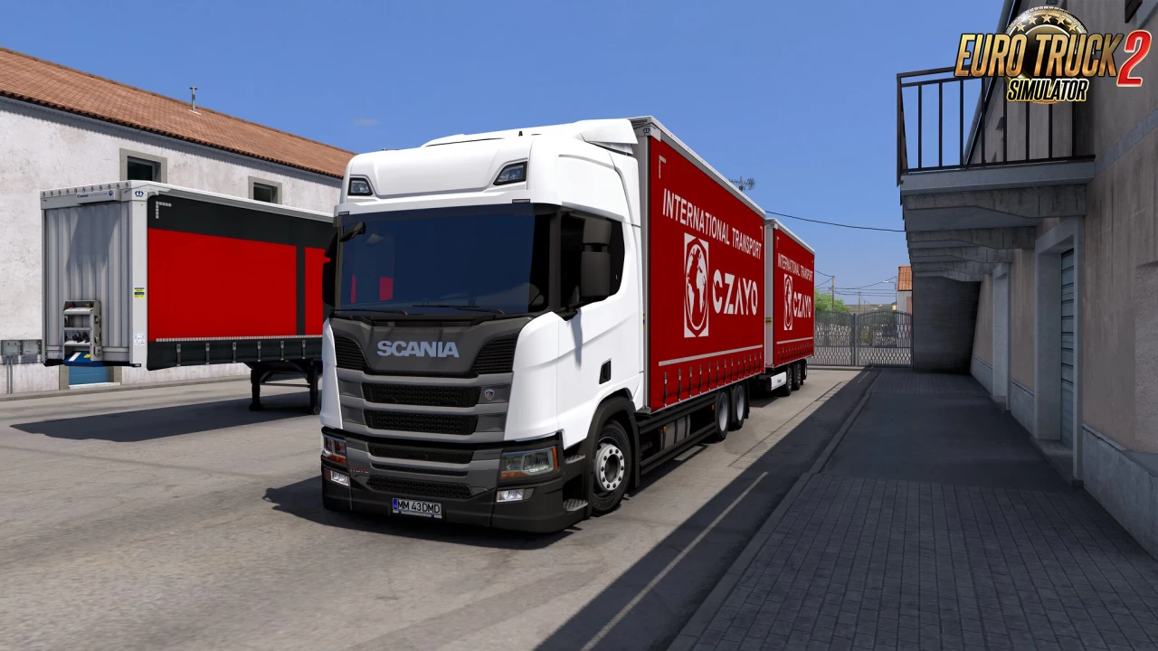 Tandem Krone for Scania NG P/G/R/S By Eugene v1.0 (1.39.x)