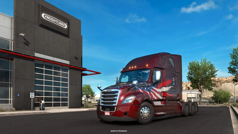 Freightliner Cascadia By SCS Software for ATS players