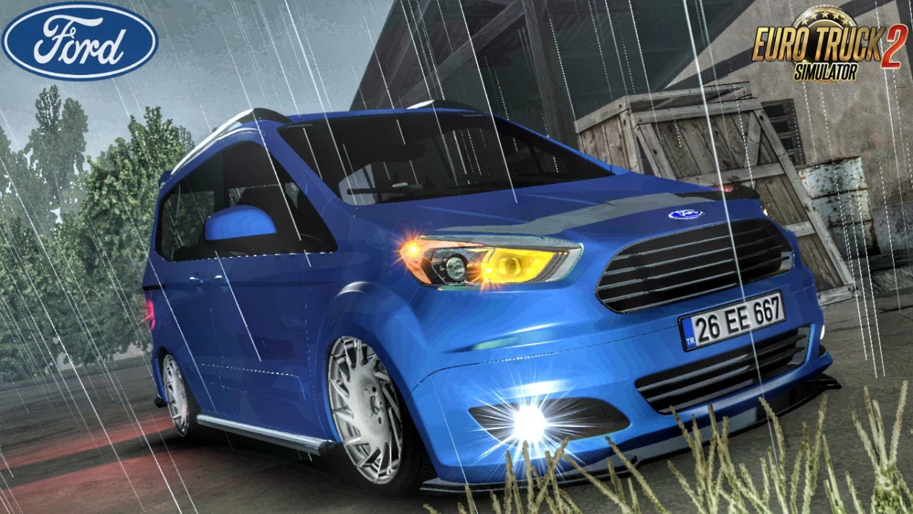 Ford Tourneo Courier + Interior v1R160 (1.57.x) for ETS2