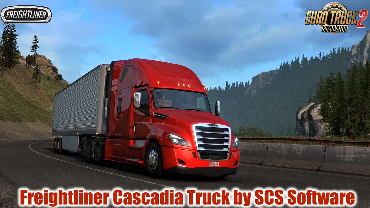 Freightliner Cascadia v1.1 by SCS Software (1.39.x) for ETS2