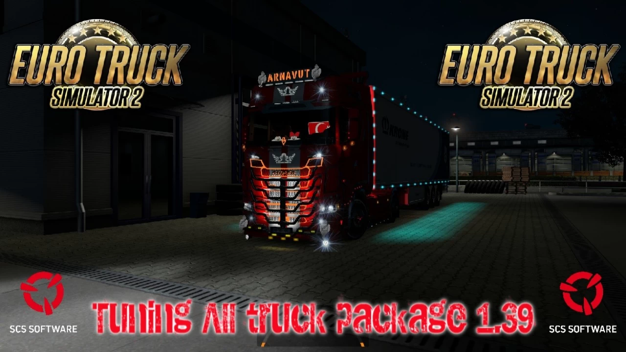 Tuning All Truck & Trailer Pack v1.4 (1.45.x) for ETS2