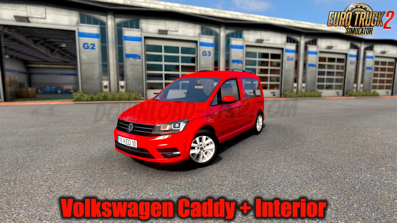 Volkswagen Caddy 2018 + Interior v1.9 (1.43.x) for ETS2