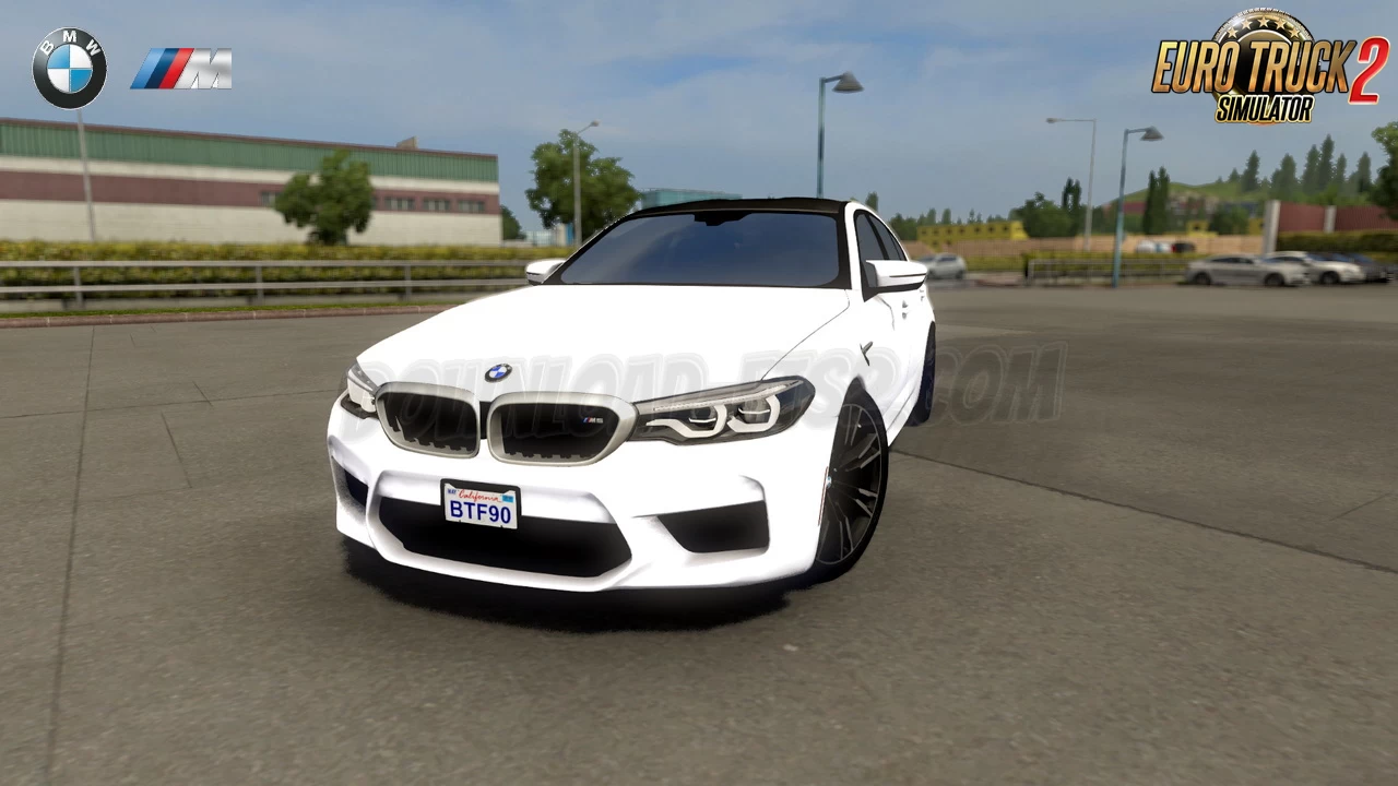 BMW M5 F90 + Interior v2.1 (1.46.x) for ETS2