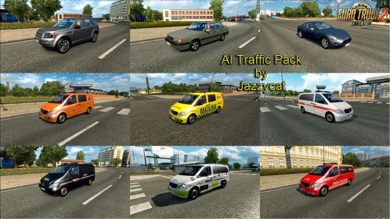 AI Traffic Pack v17.6.1 by Jazzycat (1.44.x) for ETS2