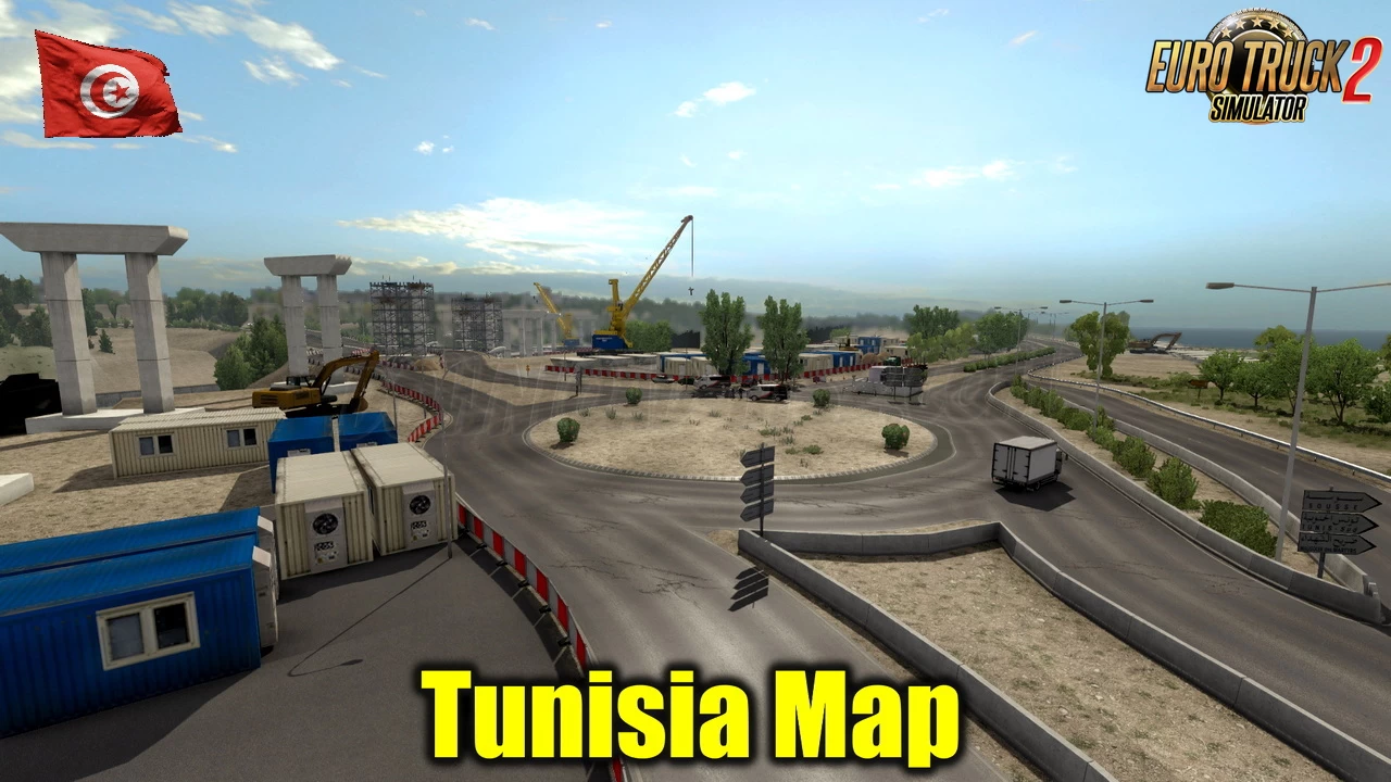 Tunisia Map v1.2 by Oidih Kedidi (1.48.x) for ETS2