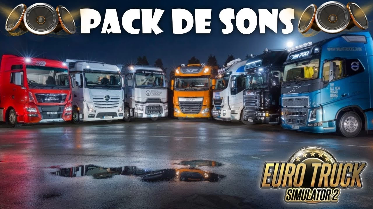 Pack Exclusivo de Som v2.1 by Nescau (1.41.x) for ETS2