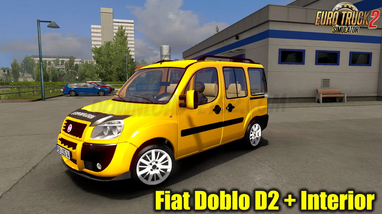 Fiat Doblo D2 + Interior v2.0 (1.44.x) for ETS2