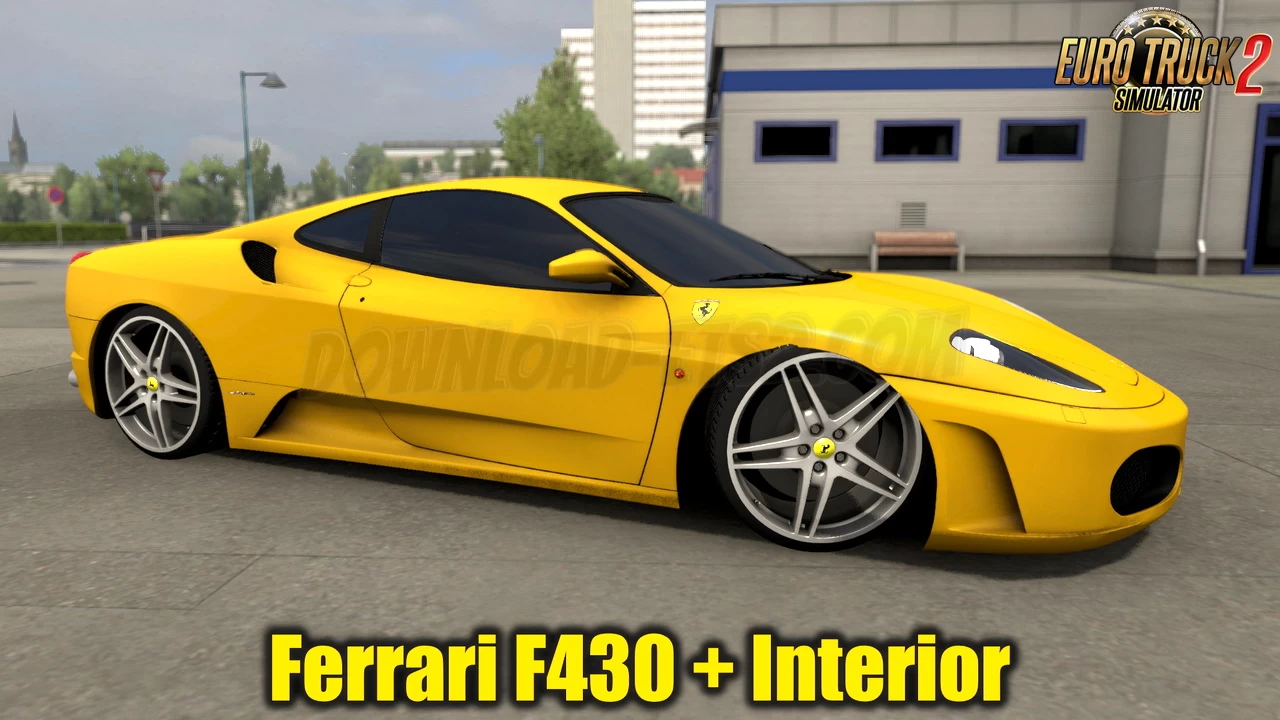 Ferrari F430 + Interior v1.7 (1.46.x) for ETS2