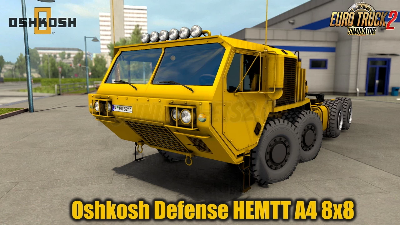 Oshkosh Defense HEMTT A4 8x8 v1.6 (1.48.5.x) for ETS2