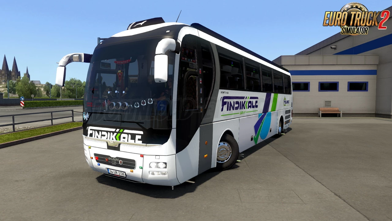 Man Fortuna Coach Bus + Interior v1.0 (1.39.x) for ETS2