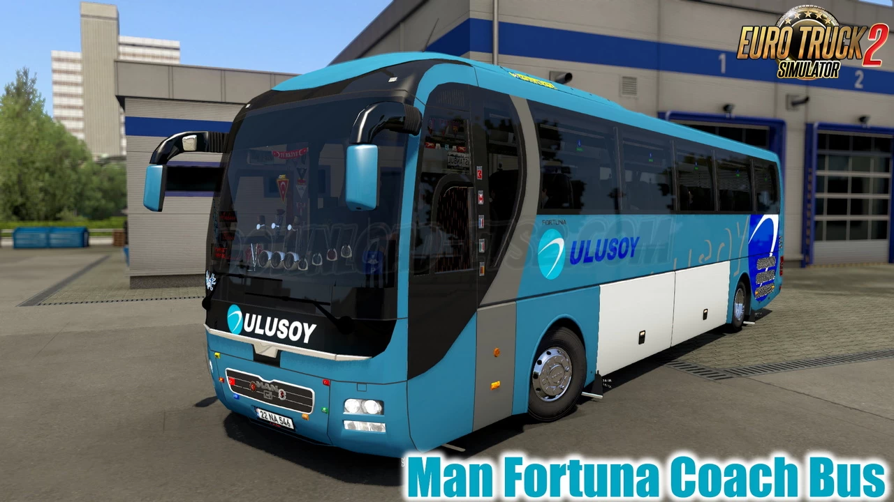 Man Fortuna Coach Bus + Interior v1.0 (1.39.x) for ETS2