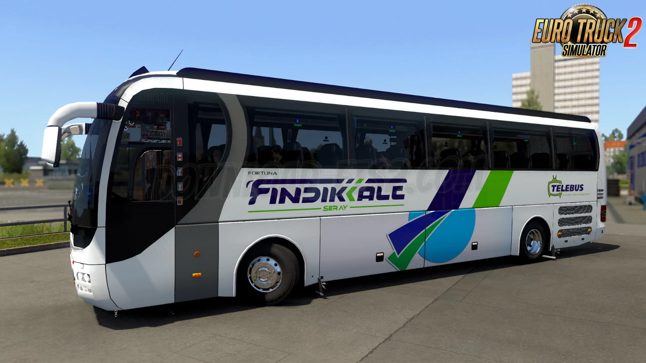 Man Fortuna Coach Bus + Interior v1.0 (1.39.x) for ETS2