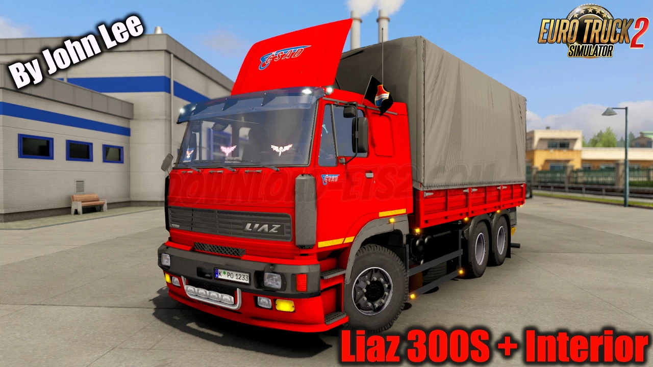 Liaz 300s Truck + Interior v1.5 (1.46.x) for ETS2