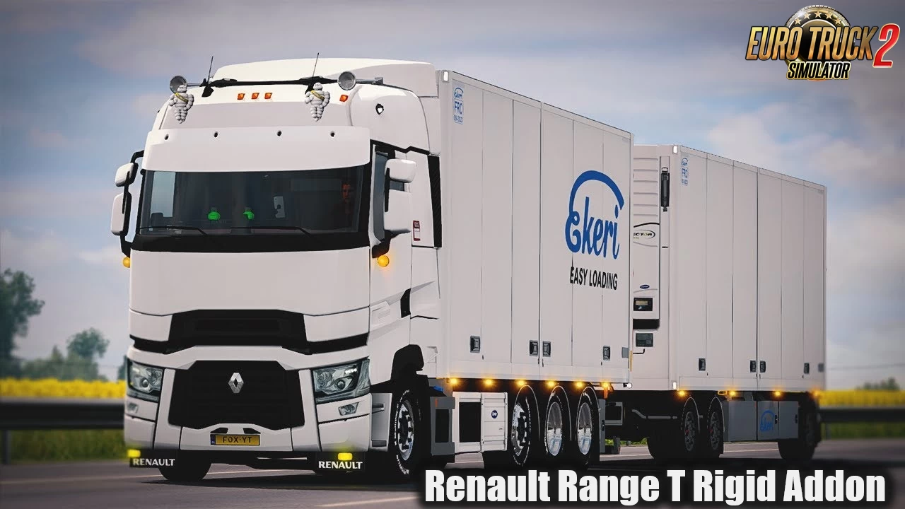 Renault Range T Rigid Addon v1.4.5 by Kast (1.44.x) for ETS2