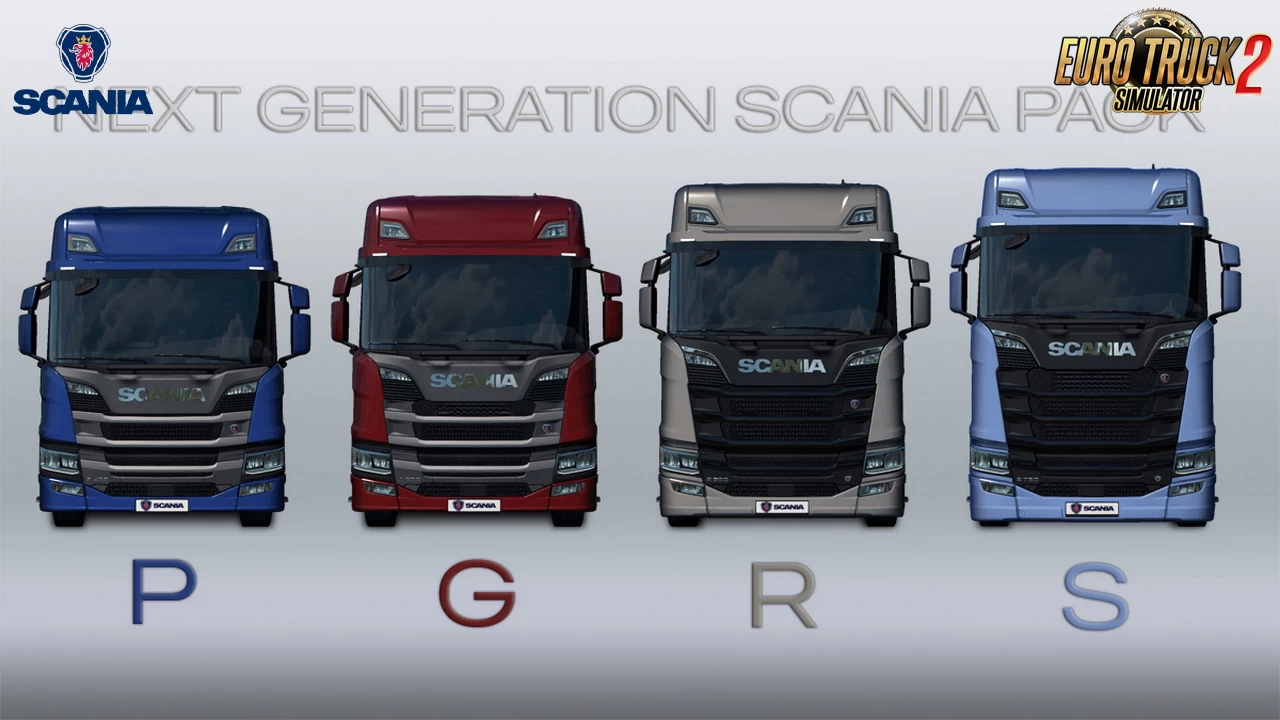 Next Generation Scania P G R S v2.5.9 by Eugene (1.51.x)