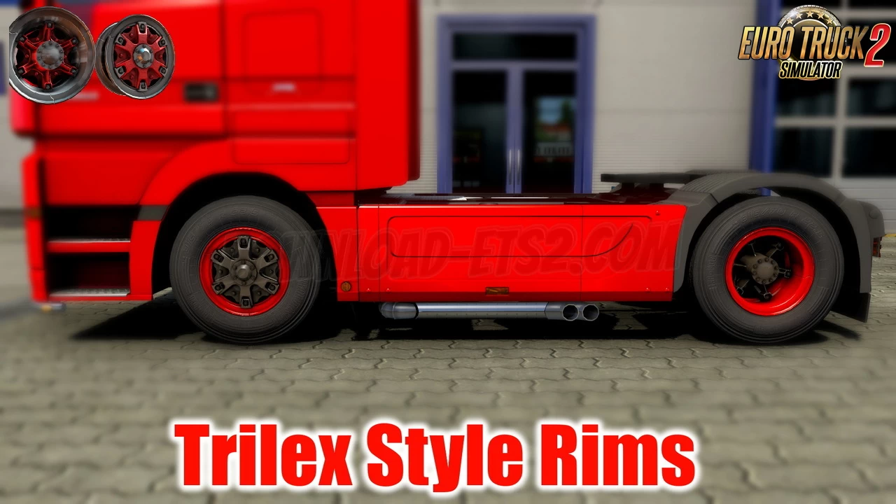Trilex Style Rims v1.2 by Overfloater (1.45.x) for ETS2