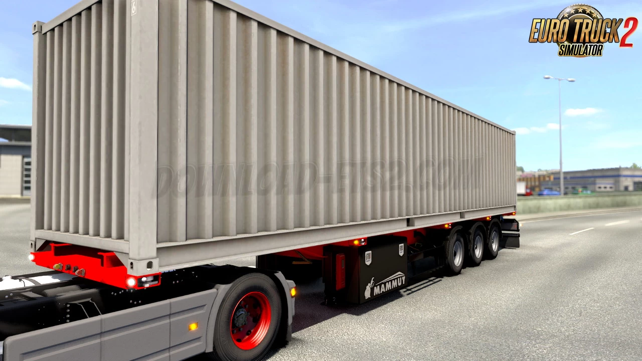 Mammut Container Carrier Semi Trailer v2.0 (1.43.x) for ETS2