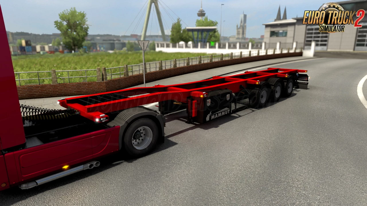 Mammut Container Carrier Semi Trailer v3.0 (1.46.x) for ETS2