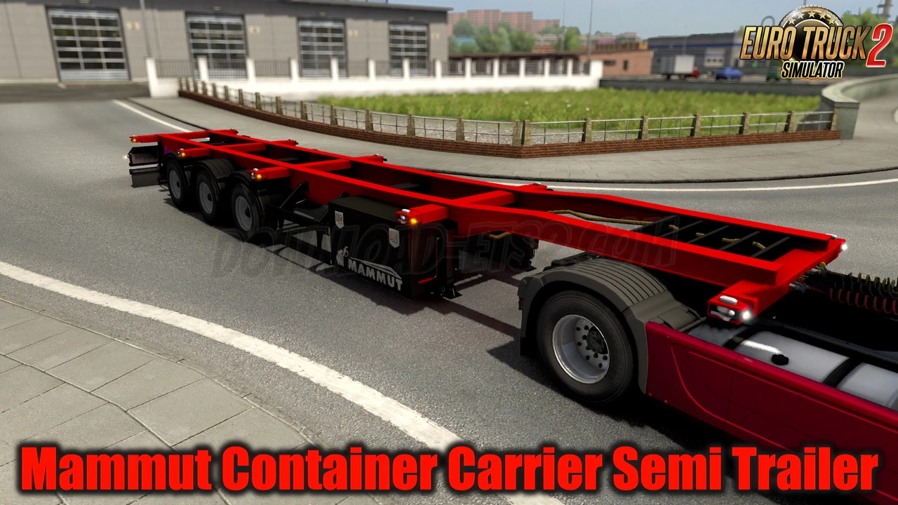 Mammut Container Carrier Semi Trailer v2.0 (1.43.x) for ETS2