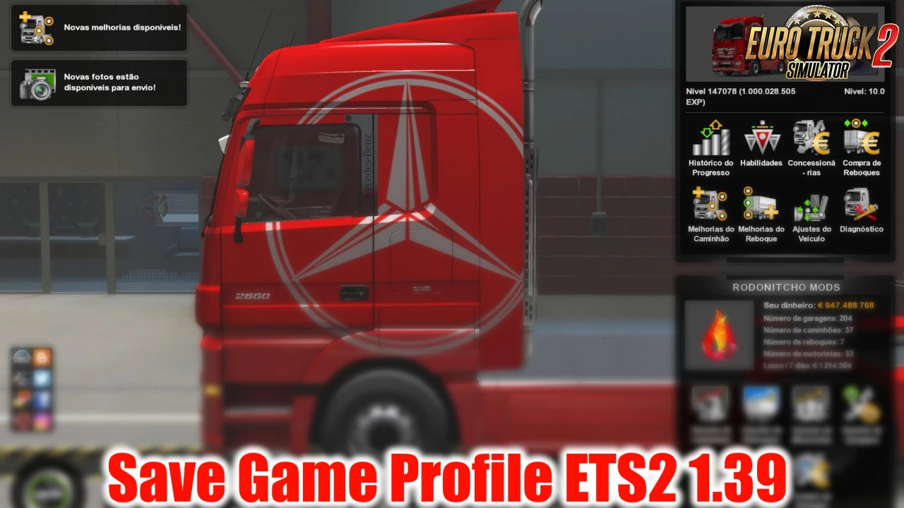 Save Game Profile v1.2 by Rodonitcho (1.41.x) for ETS2