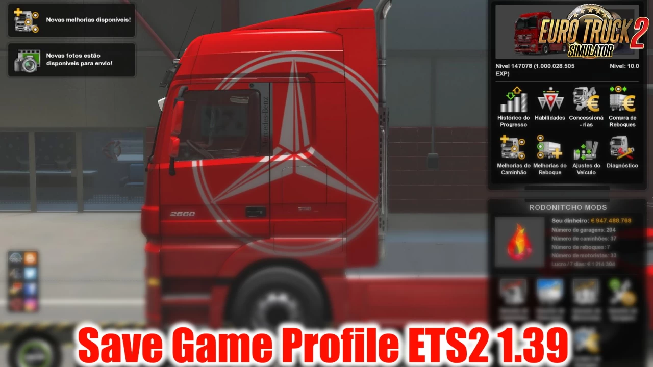 Save Game Profile v1.53 by Rodonitcho (1.53.x) for ETS2