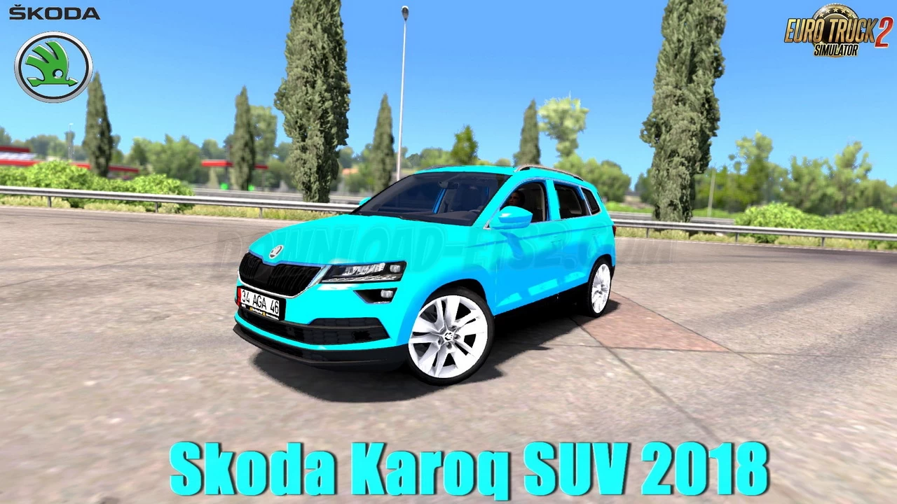 Skoda Karoq SUV 2018 + Interior v3.1 (1.41.x) for ETS2